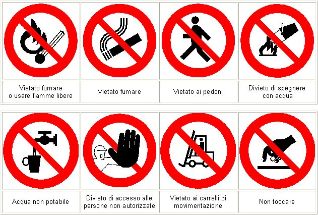 segnaletica di sicurezza